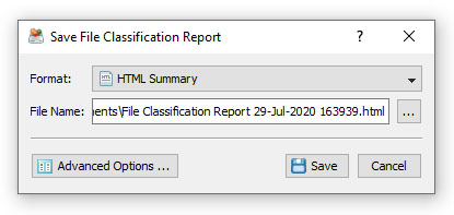 DiskSorter Save File Classification Report